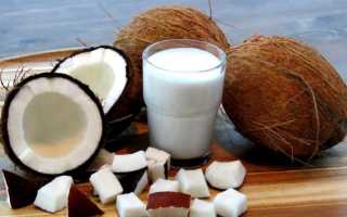 Кокосовое молоко калорийность, состав, свойства