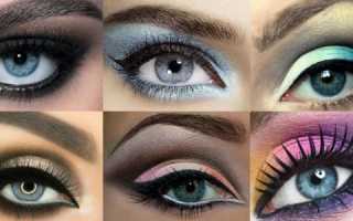 Какие цвета подойдут для макияжа смоки айс для голубых глаз?