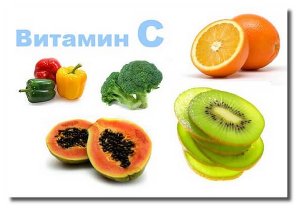 Содержание витамина С